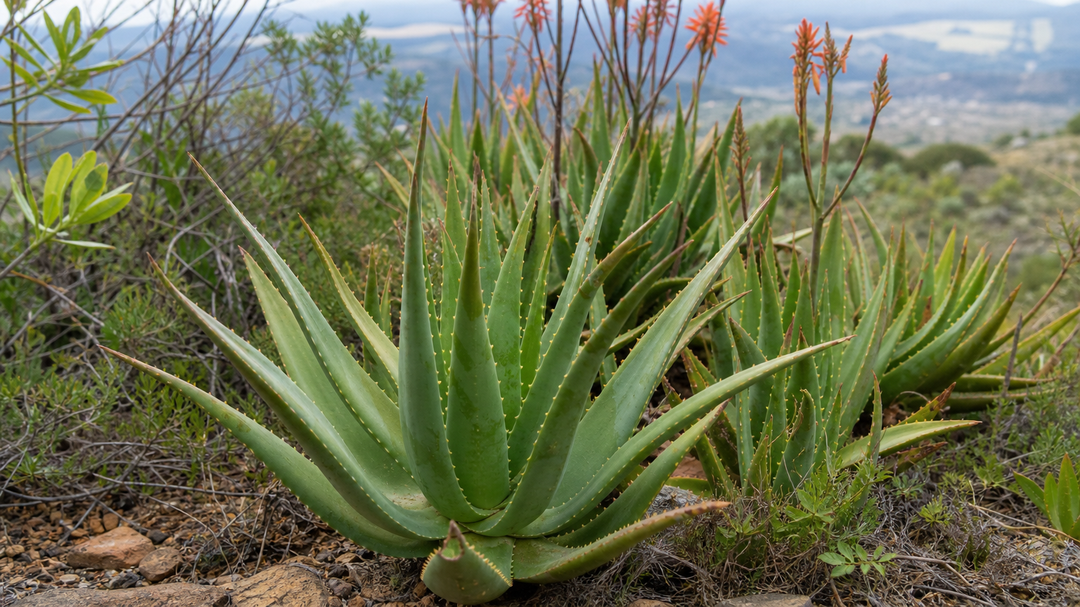 Aloe vera — rostlina v přírodě