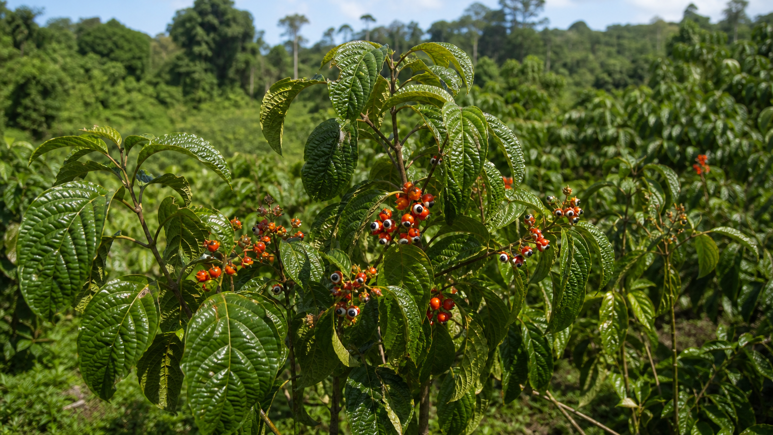 Guarana — rostlina v přírodě