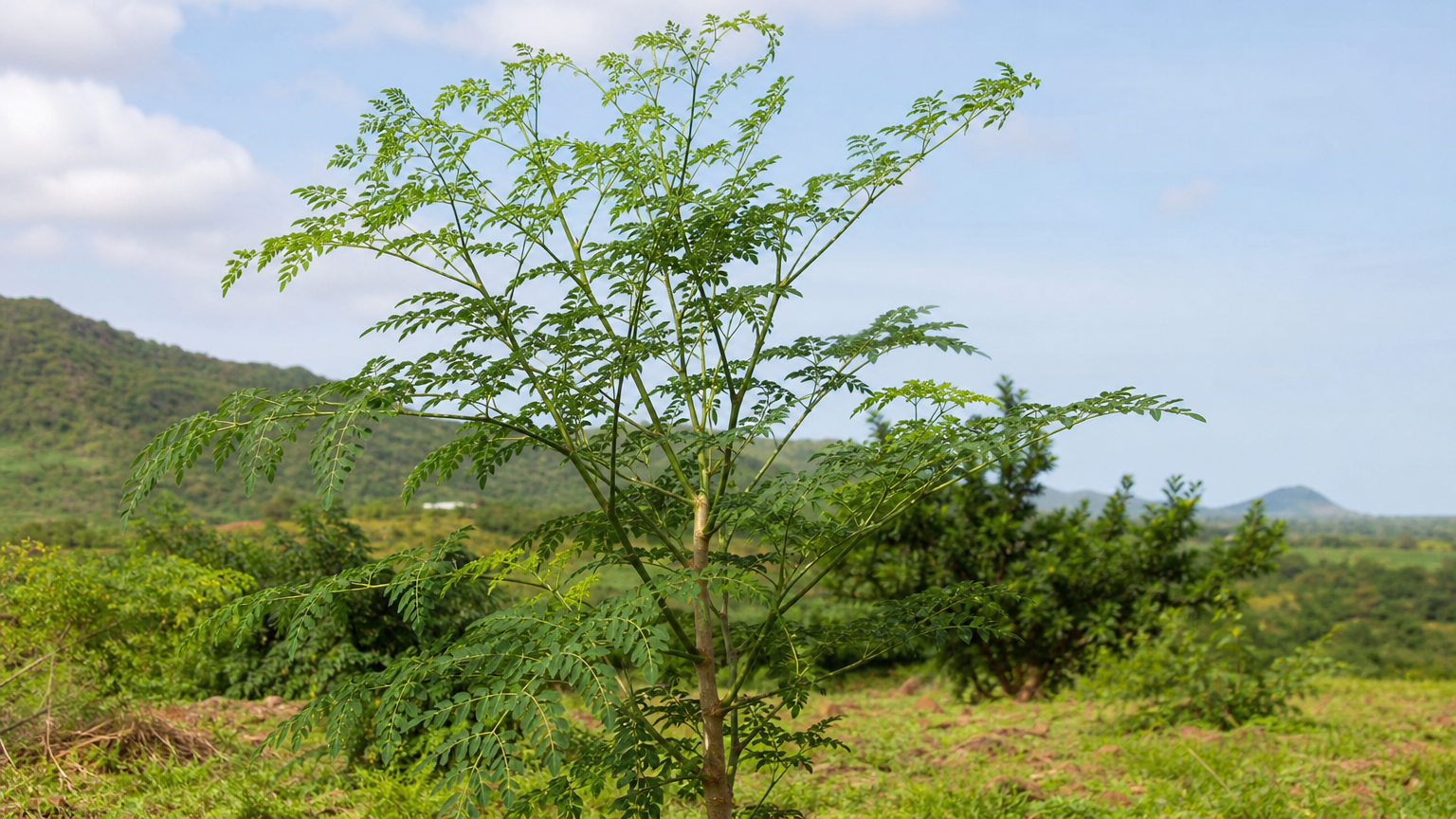 Moringa — rostlina v přírodě