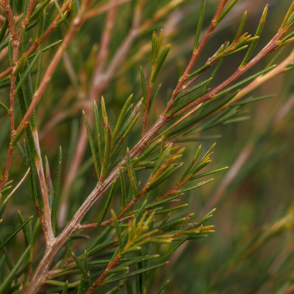 Rooibos – čajovec kapský — poznávací znaky