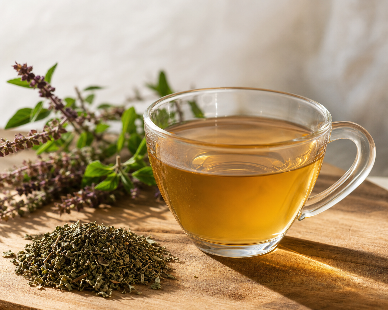 Tulsi — připravený nálev