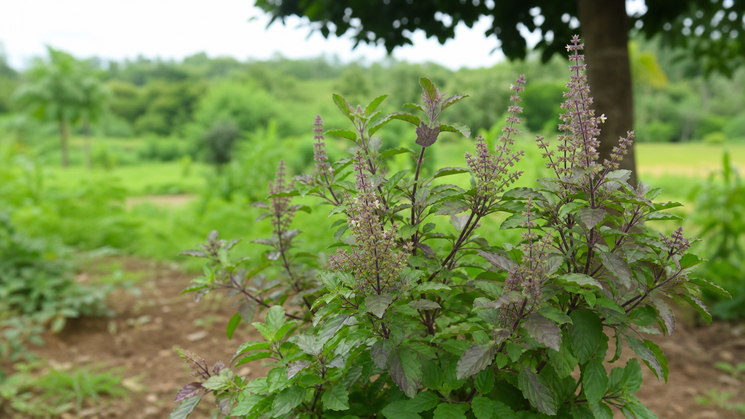 Tulsi — rostlina v přírodě
