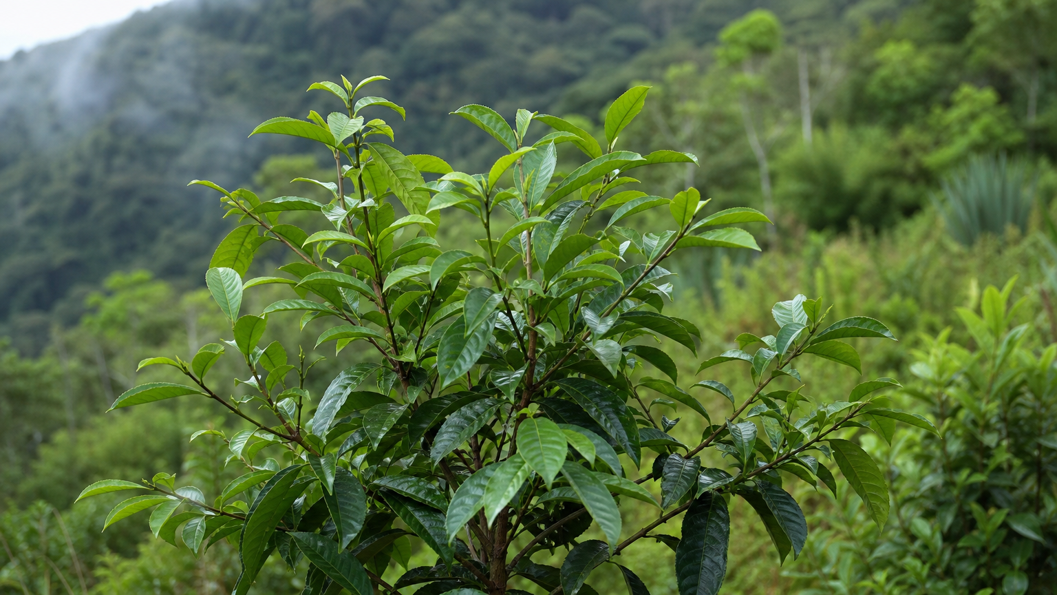 Guayusa — rostlina v přírodě
