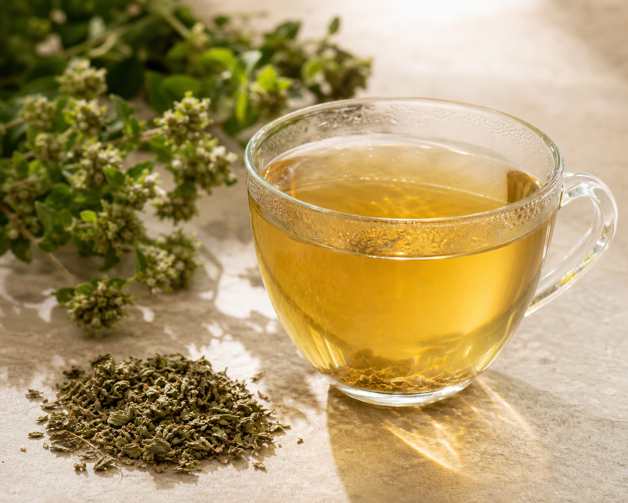 Oregano — připravený nálev