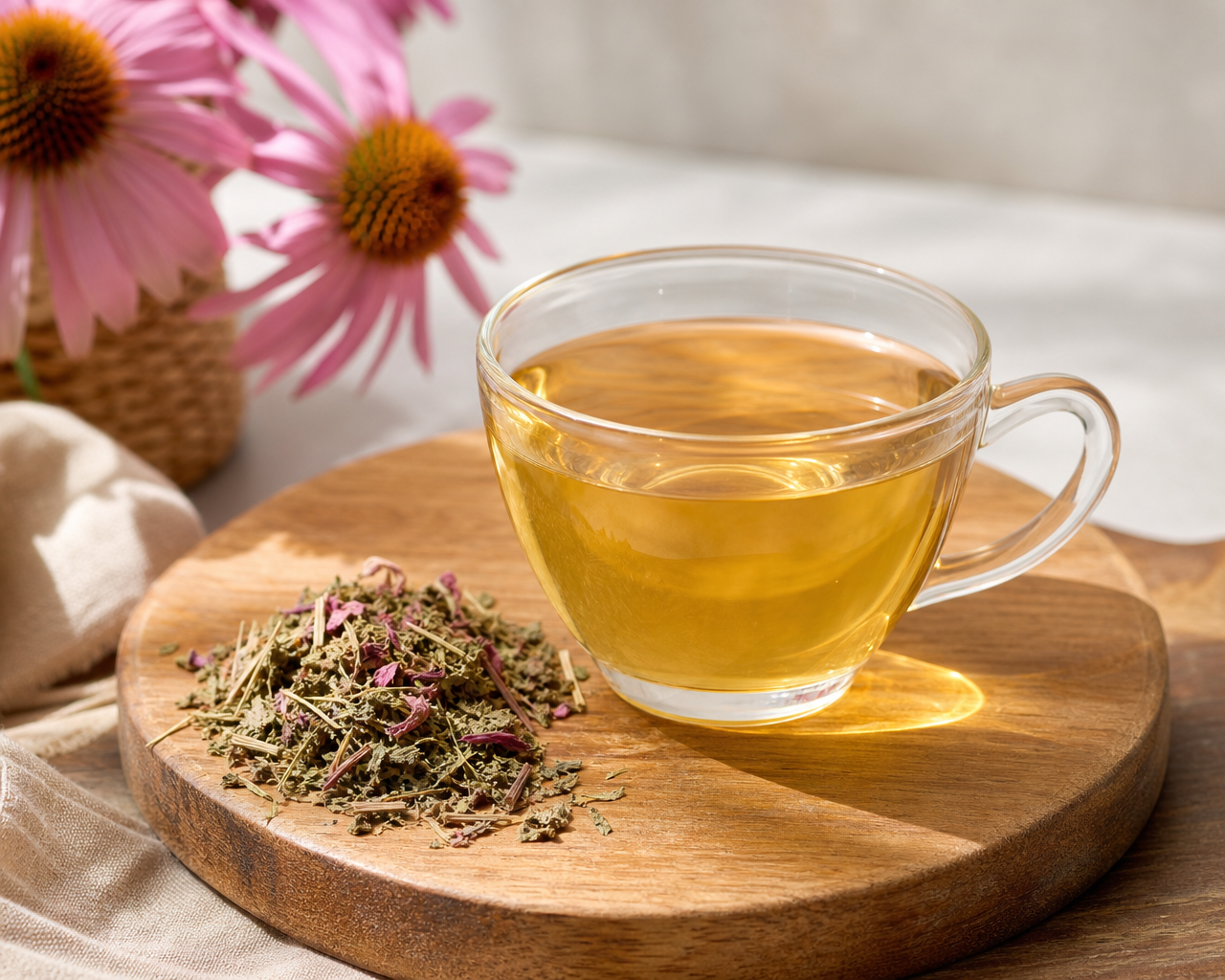 Echinacea – třapatka nachová — připravený nálev