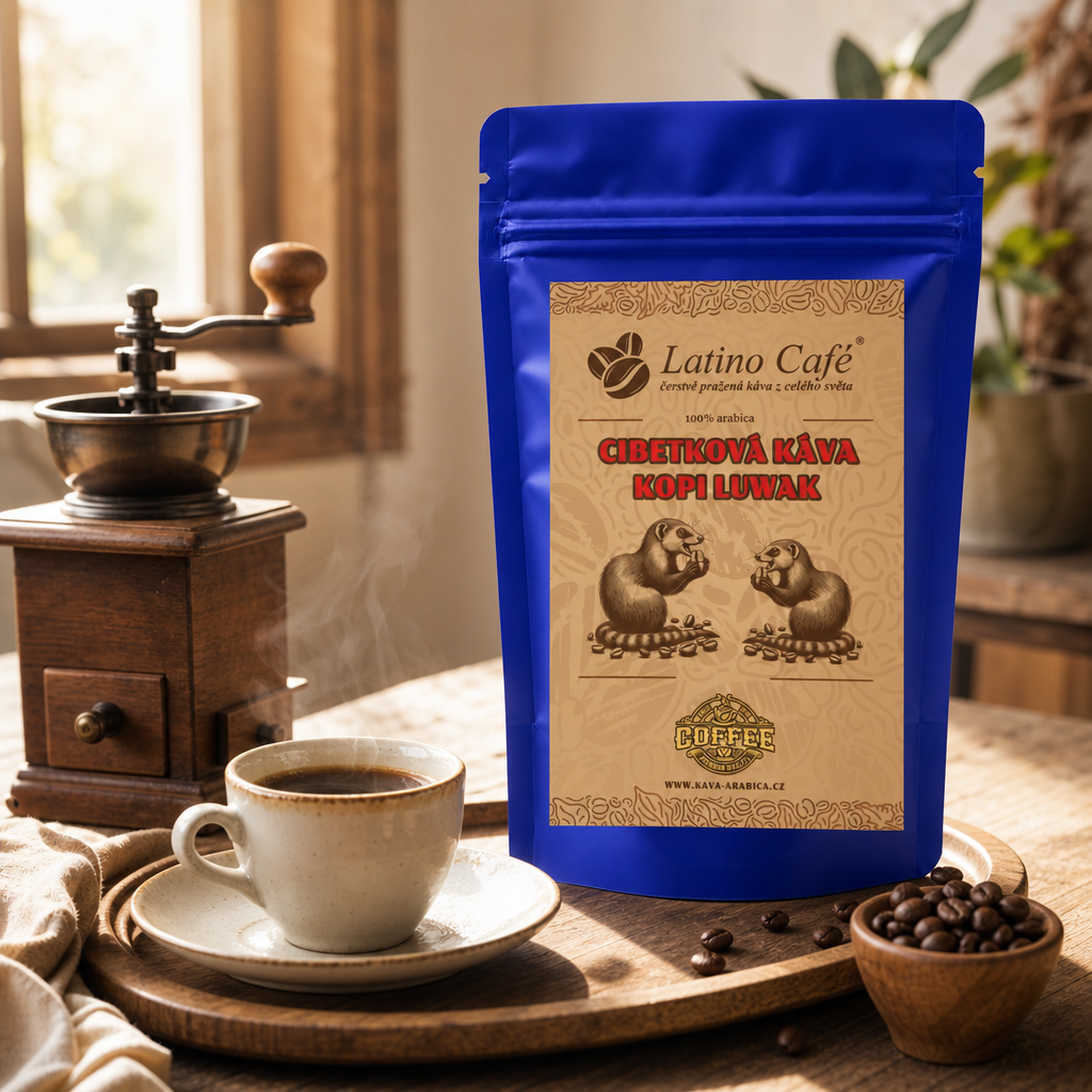 Latino Café – Cibetková káva Kopi Luwak (100% Arabica)