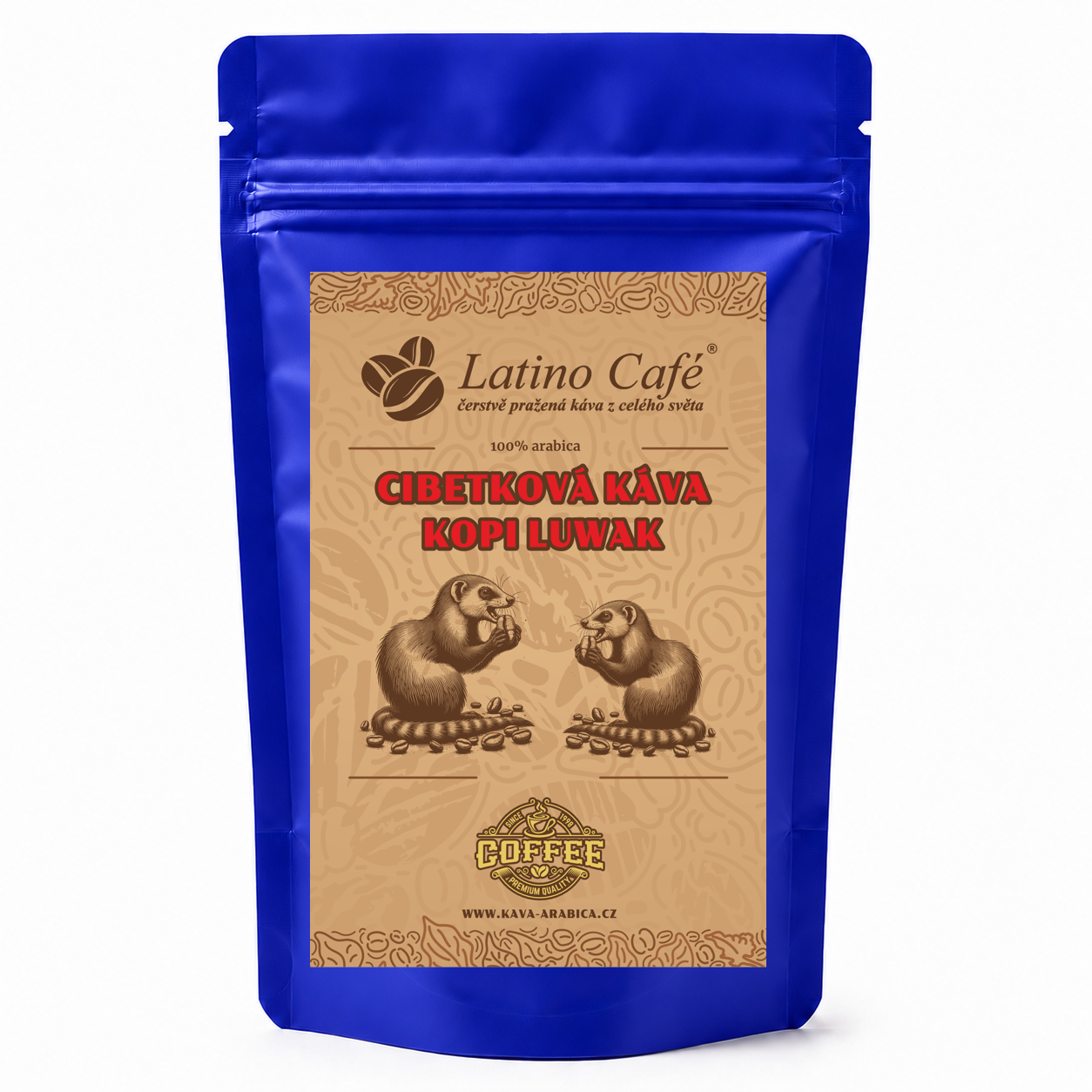 Latino Café – Cibetková káva Kopi Luwak (100% Arabica)