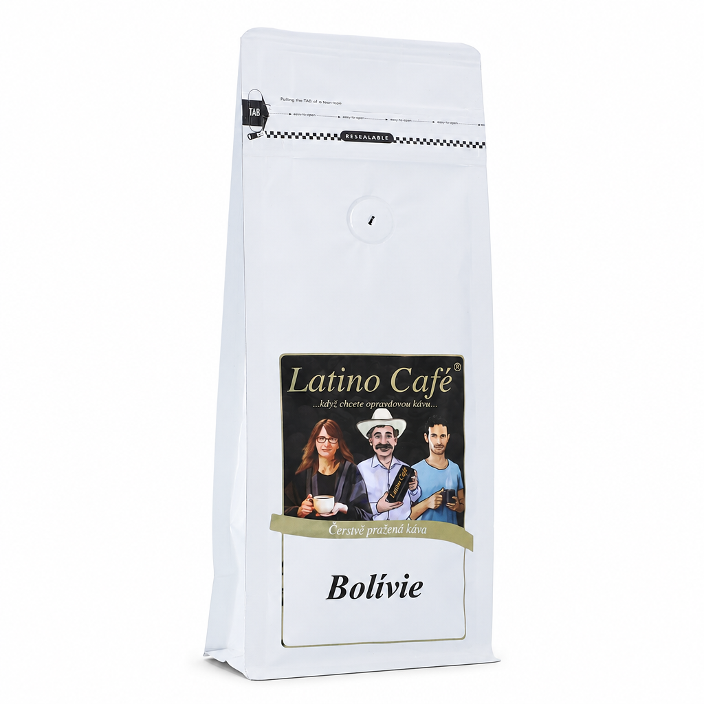 Latino Café – Káva Bolívie, 100% Arabica