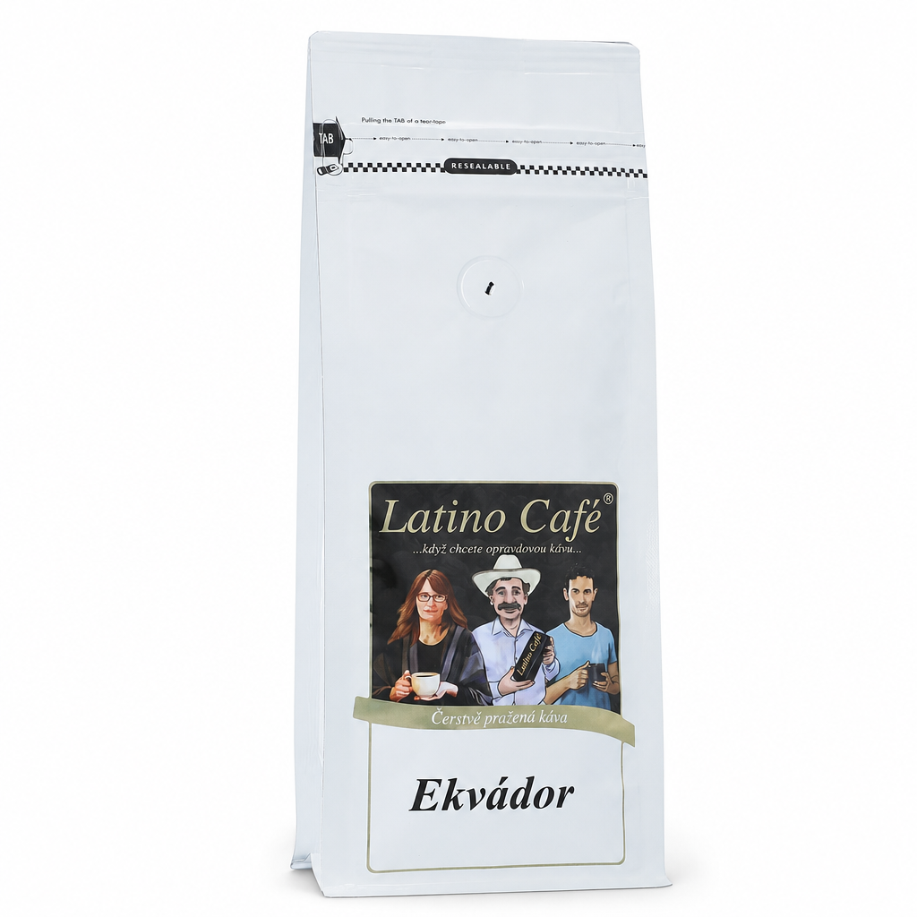 Latino Café – Káva Ekvádor, 100% Arabica