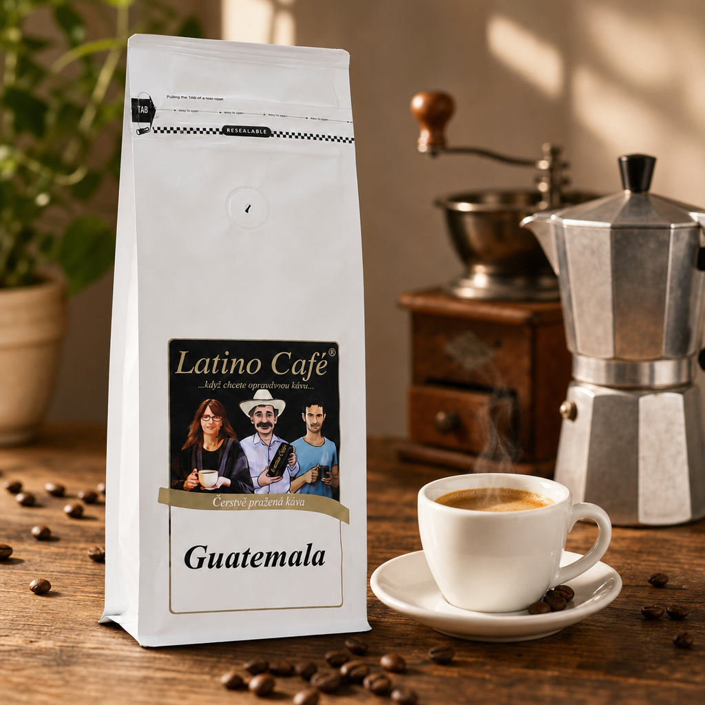 Latino Café – Káva Guatemala, 100% Arabica