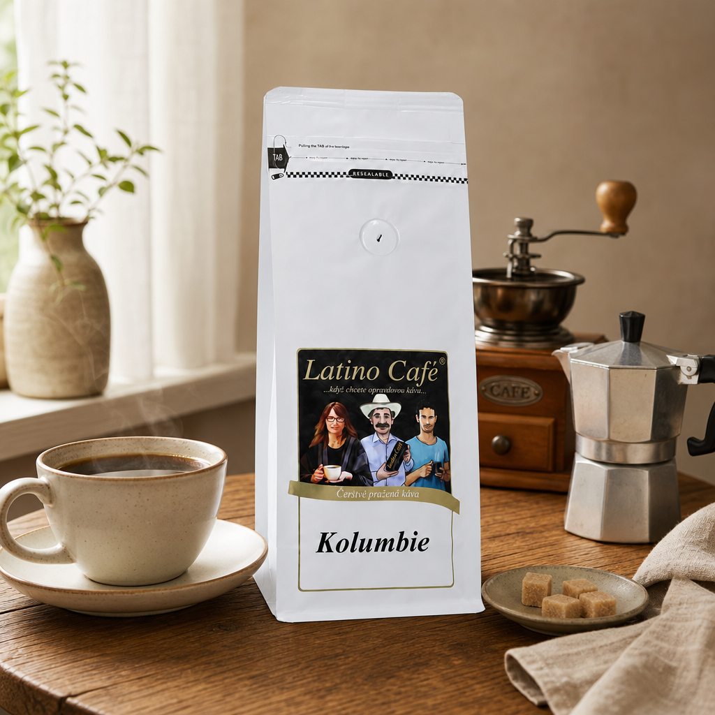 Latino Café – Káva Kolumbie, 100% Arabica