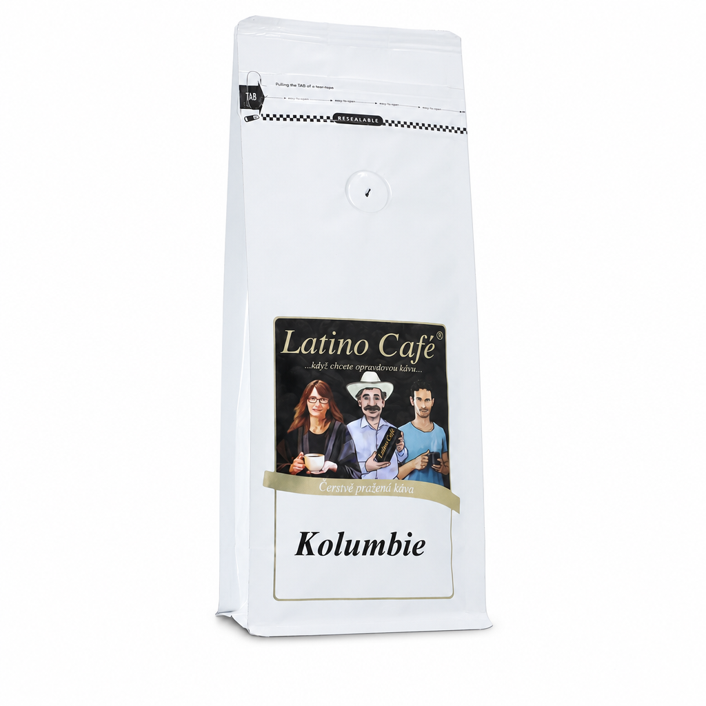 Latino Café – Káva Kolumbie, 100% Arabica