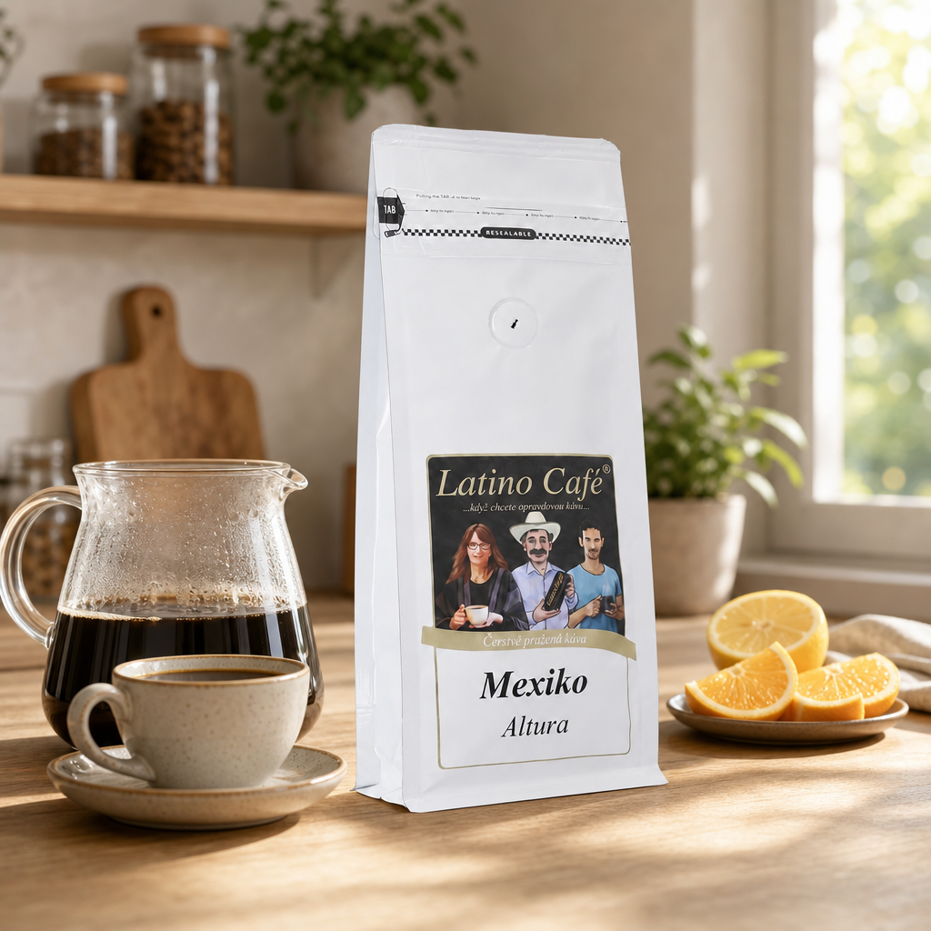 Latino Café – Káva Mexiko, 100% Arabica