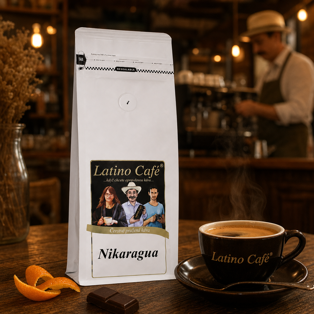 Latino Café – Káva Nikaragua, 100% Arabica