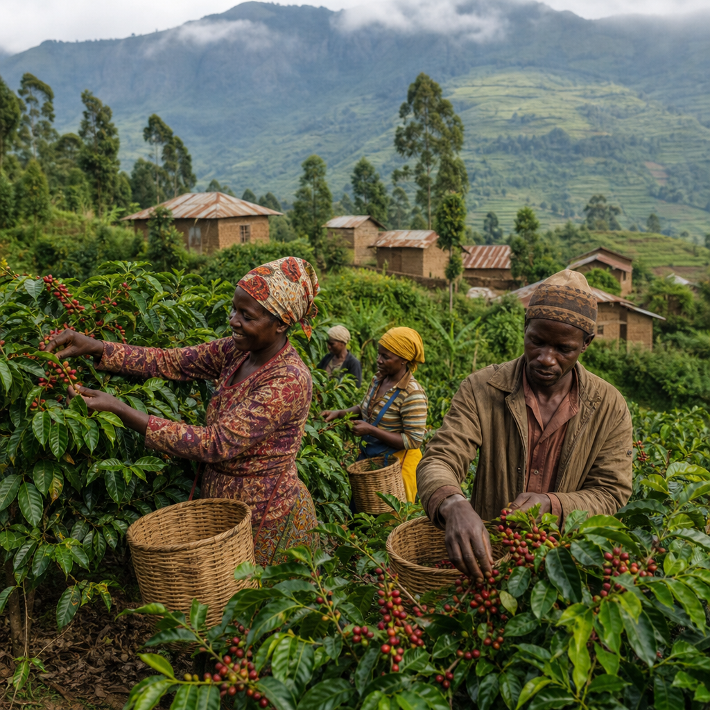 Mletá káva Uganda v dárkové dóze 100% Arabica