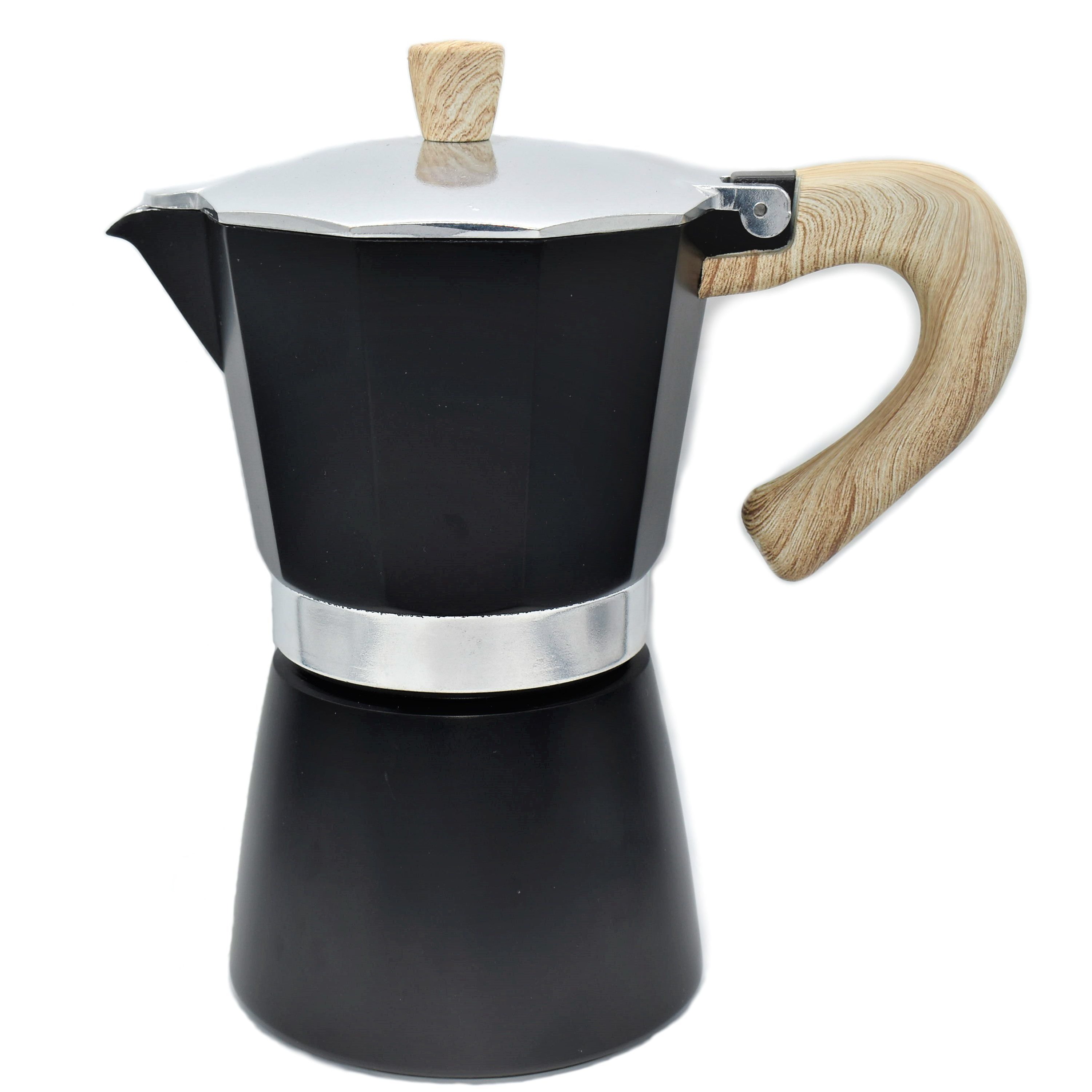 Moka konvice Gnali & Zani Venezia černá – 6 šálků (400 ml)