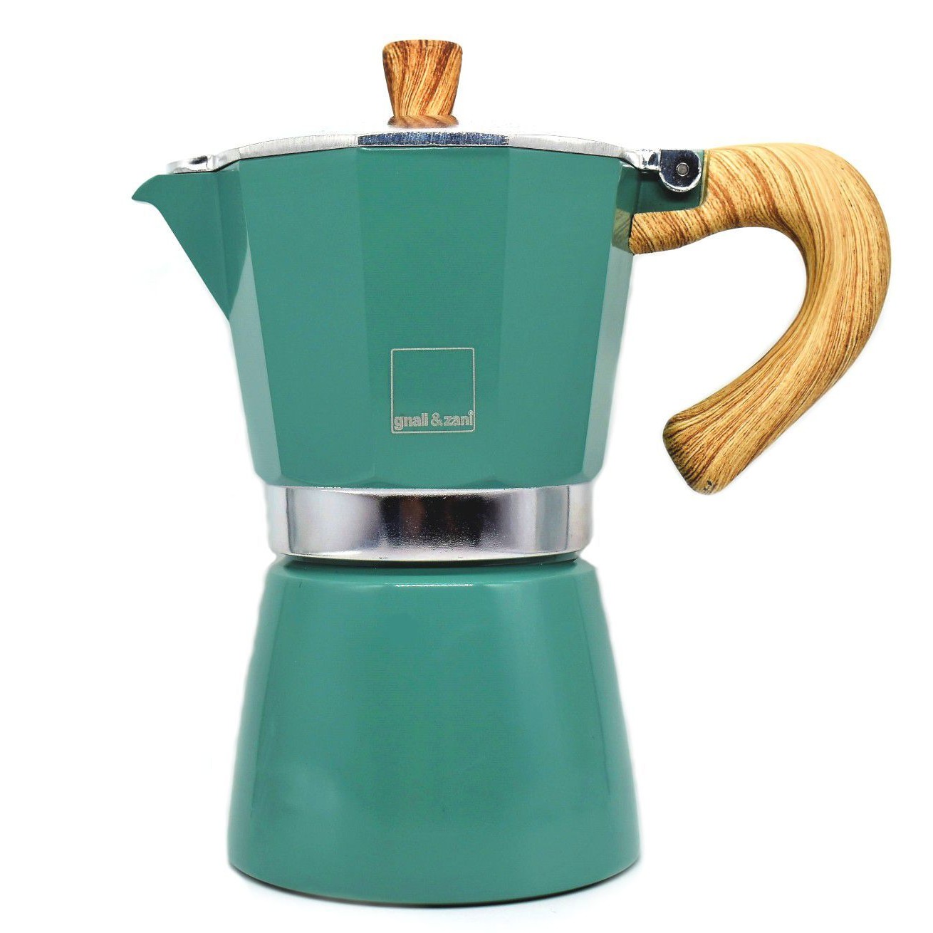 Moka konvice Venezia kouřově zelená – 6 šálků (400 ml)
