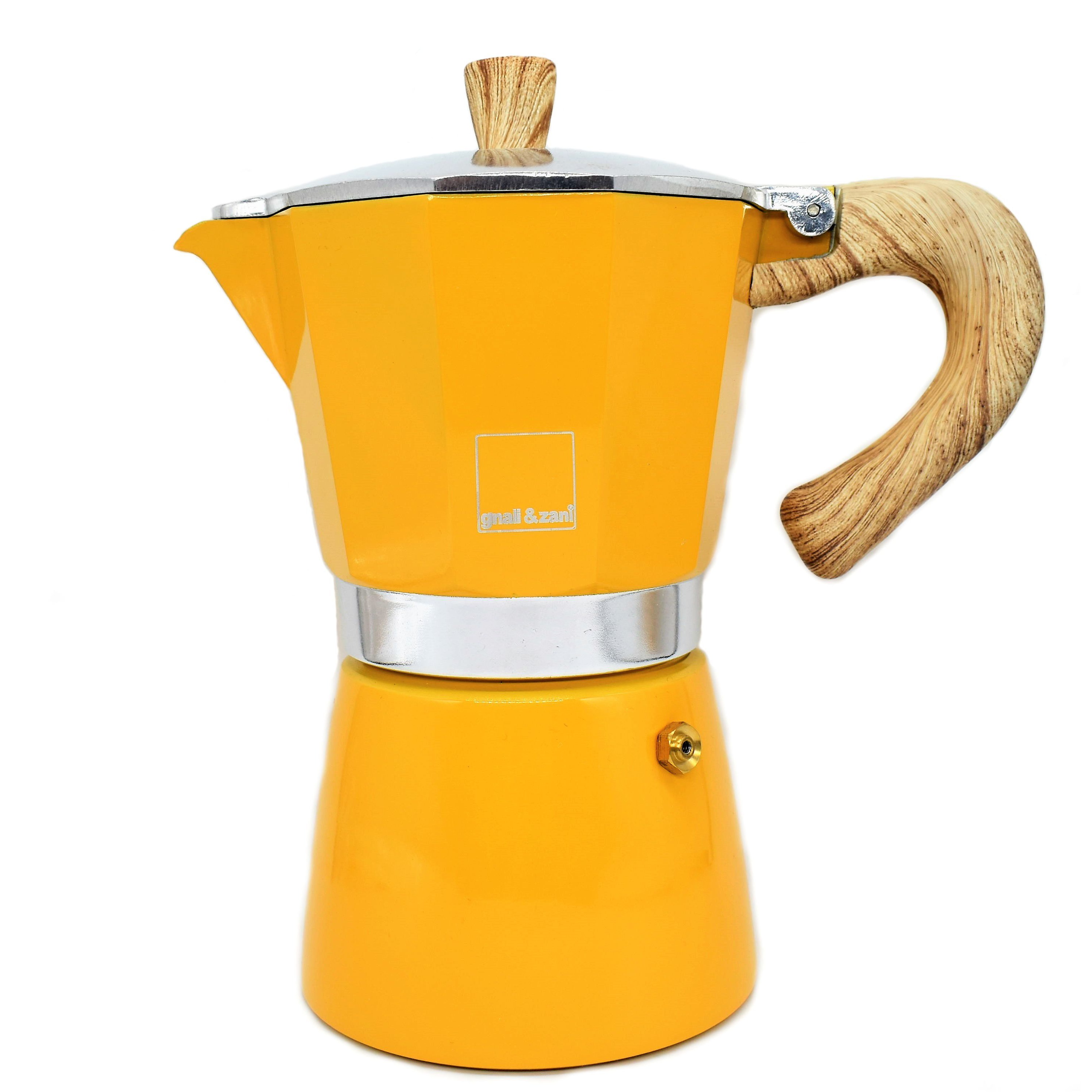Moka konvice Venezia žlutá – 6 šálků (400 ml)