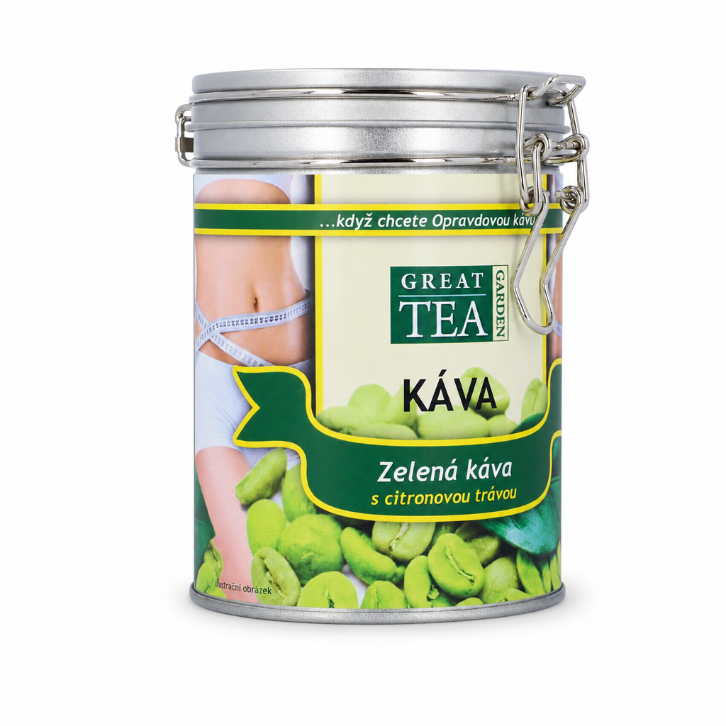 Zelená káva s citronovou trávou v dóze 300 g ℮