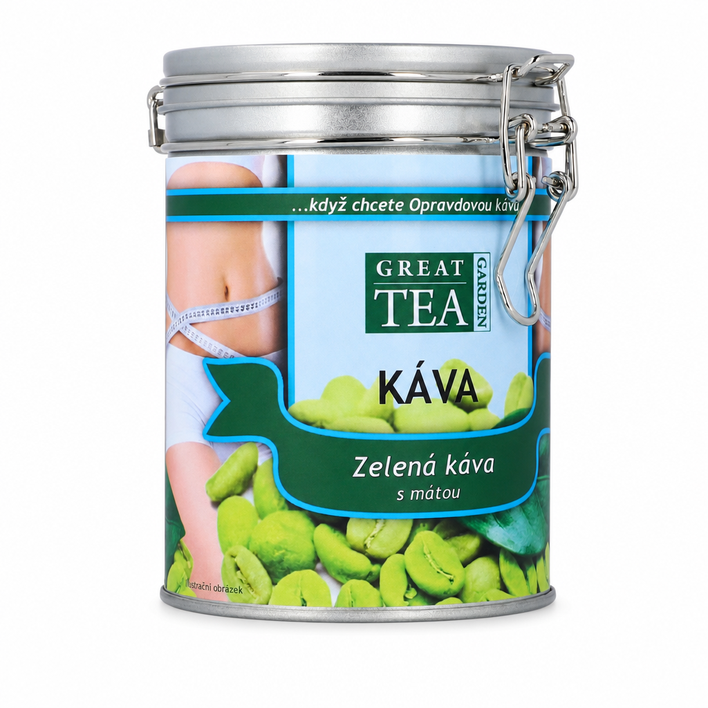 Zelená káva s mátou v dóze 300 g