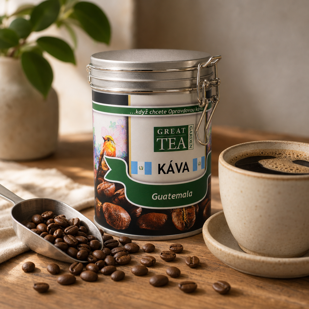 Zrnková káva Guatemala v dóze 200 g ℮