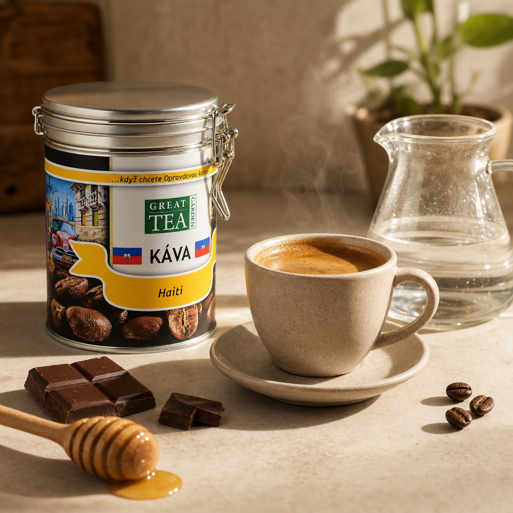 Zrnková káva Haiti v dóze 200 g ℮