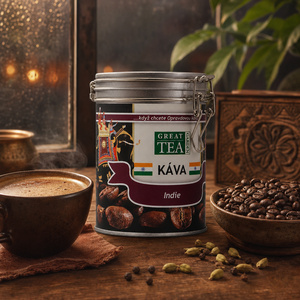 Zrnková káva India Planta v dóze 200 g ℮