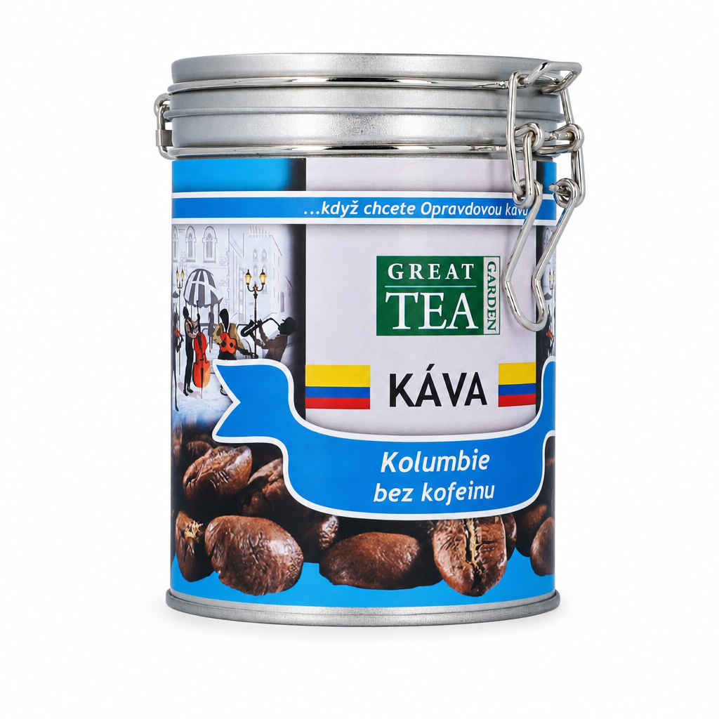 Zrnková Kolumbie bez kofeinu v dóze 200 g