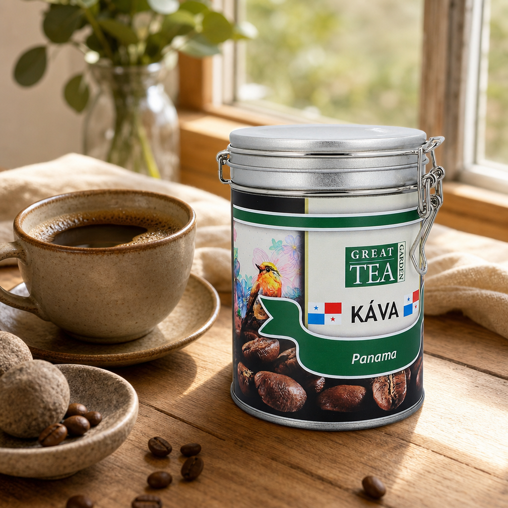 Zrnková káva Panama v dóze 200 g ℮