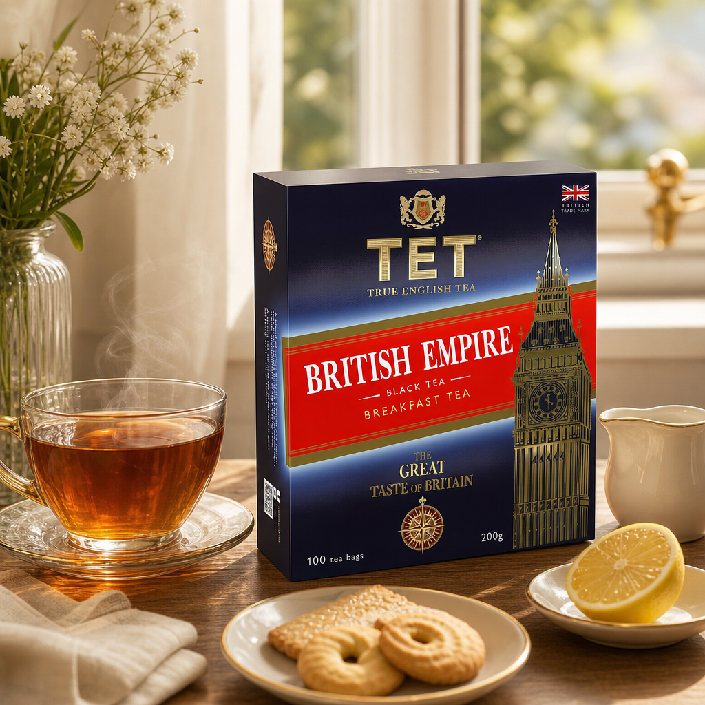 British Empire – keňský černý čaj v 100 sáčcích (TET Tea)