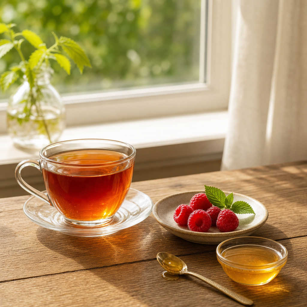 Raspberry Kiss – malinový černý čaj v 20 sáčcích (40 g ℮)