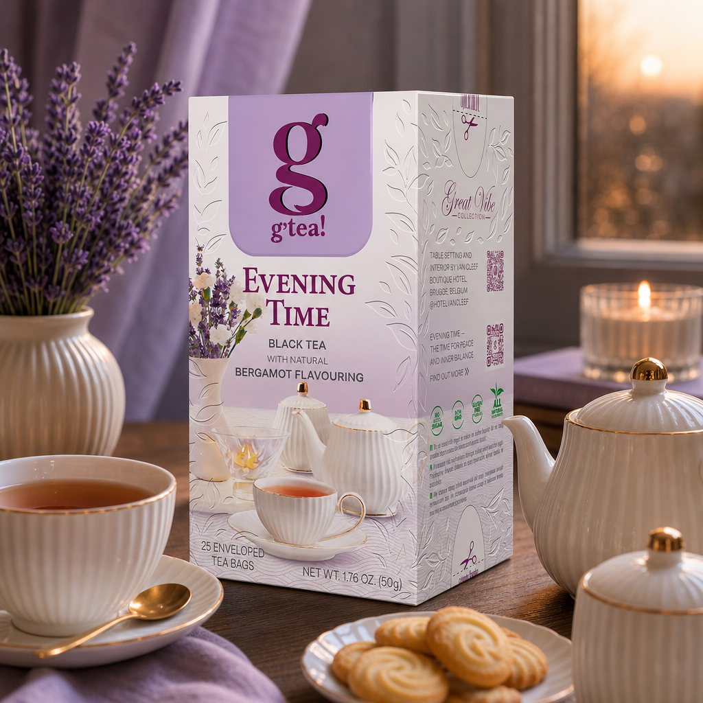 Evening Time – jemný Earl Grey v sáčcích (25×2 g)