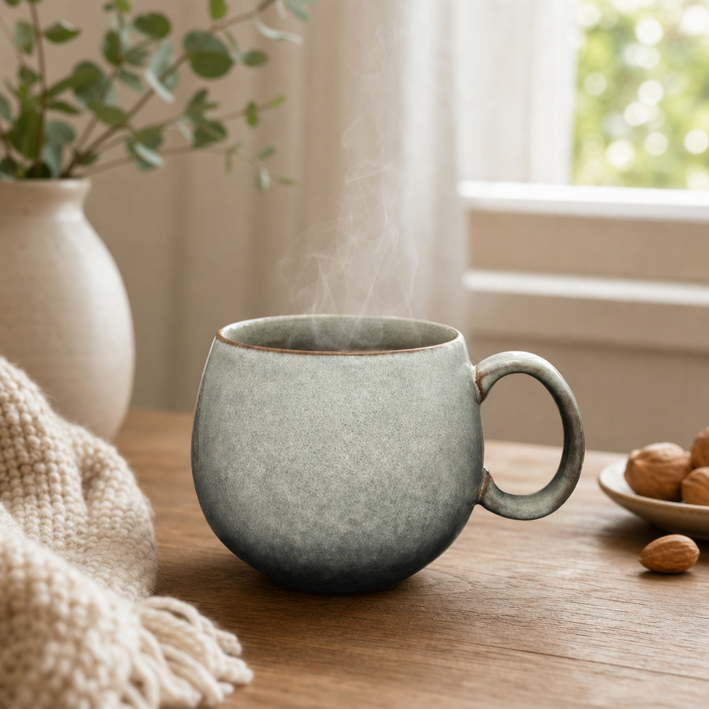 Hrnek Maoci Ai Mramor 500 ml – keramika, matná glazura