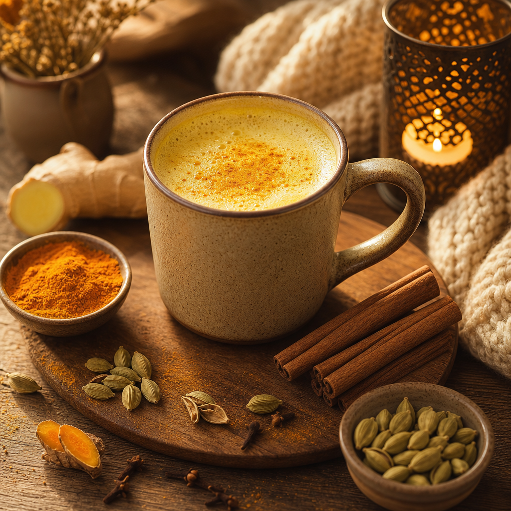 Chai Latte Golden Milk BIO – kořeněný nápoj s kurkumou 250 g ℮