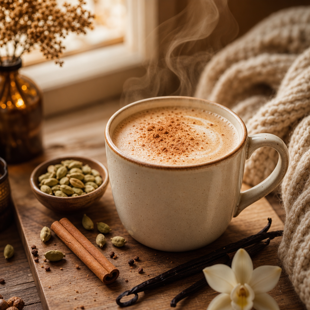 Chai Latte Mumbai BIO – jemný chai se skořicí a vanilkou
