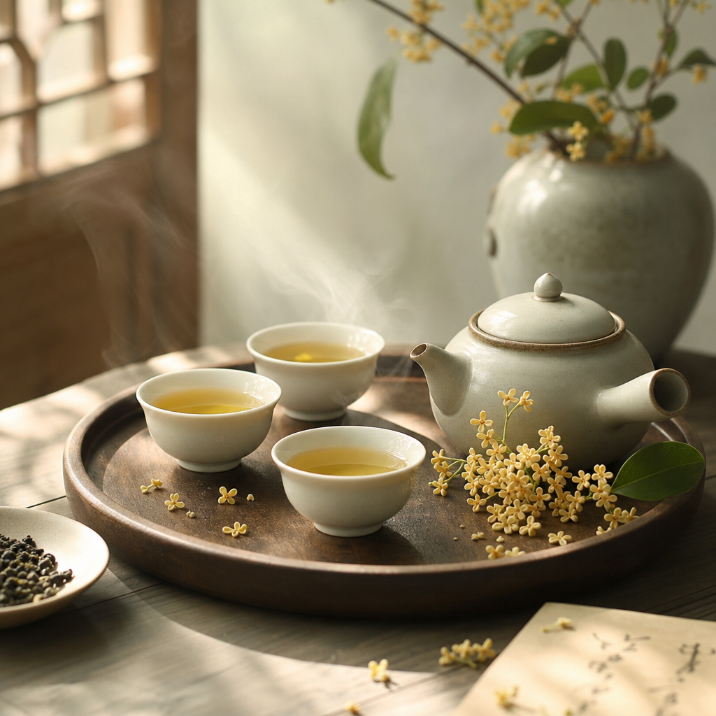 China Kwai Flower Oolong – čínský oolong s květy osmanthu