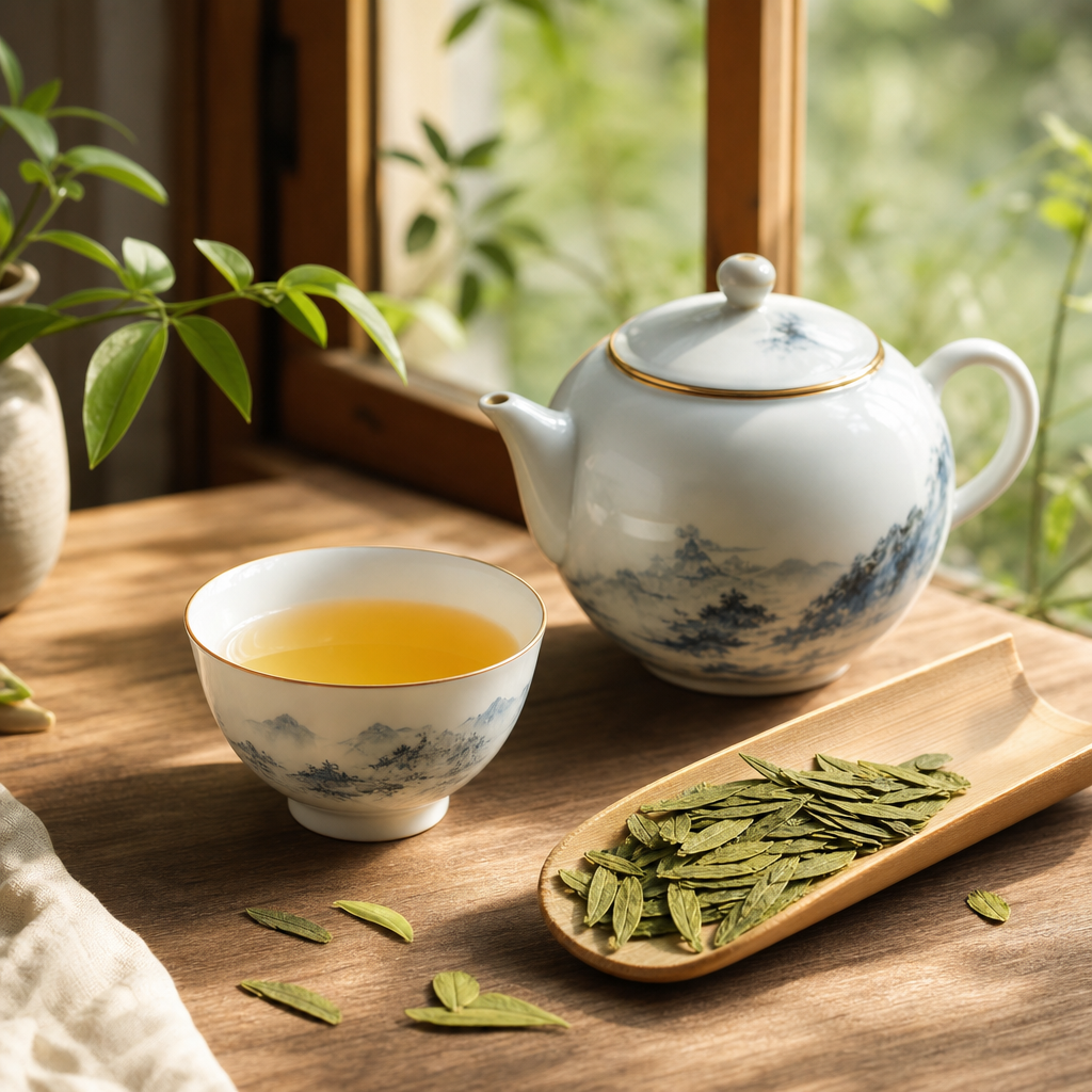 China Lung Ching – zelený čaj (Dračí studna)