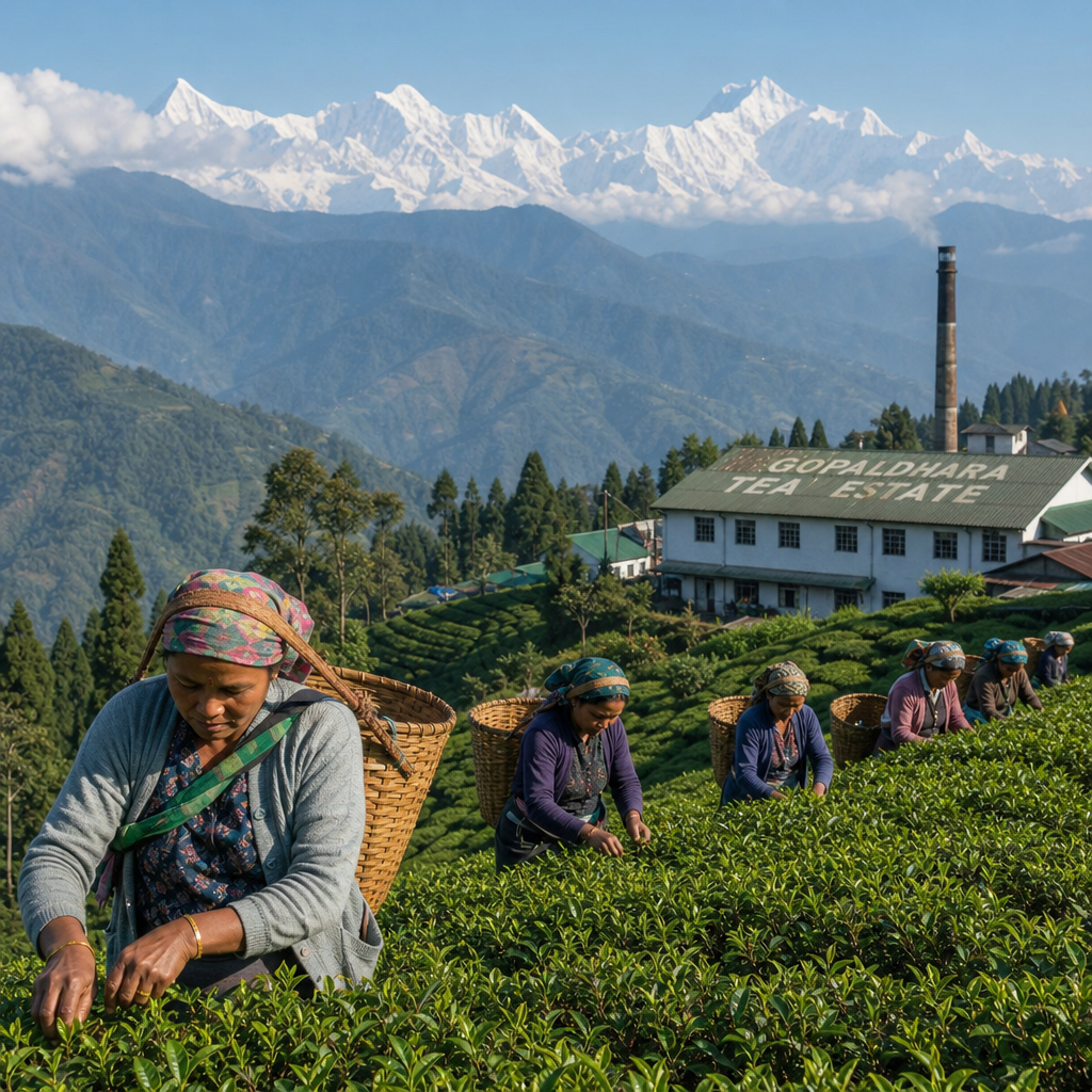 India Darjeeling TGFOPI – černý čaj bez kofeinu