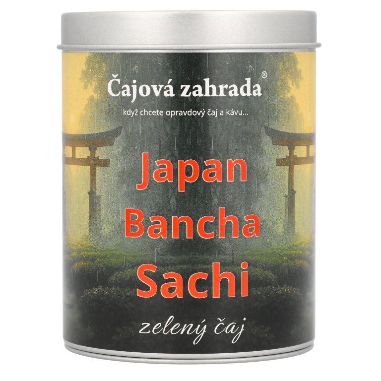 Japan Bancha Sachi v dóze – zelený čaj 70 g ℮