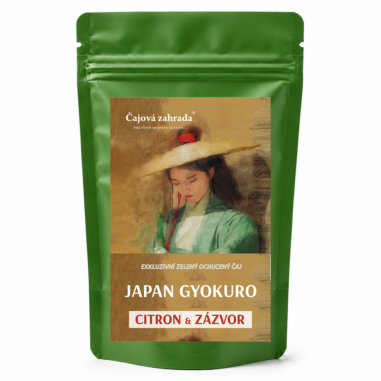 Japan Gyokuro Prémium – Zázvor/Citron – zelený čaj