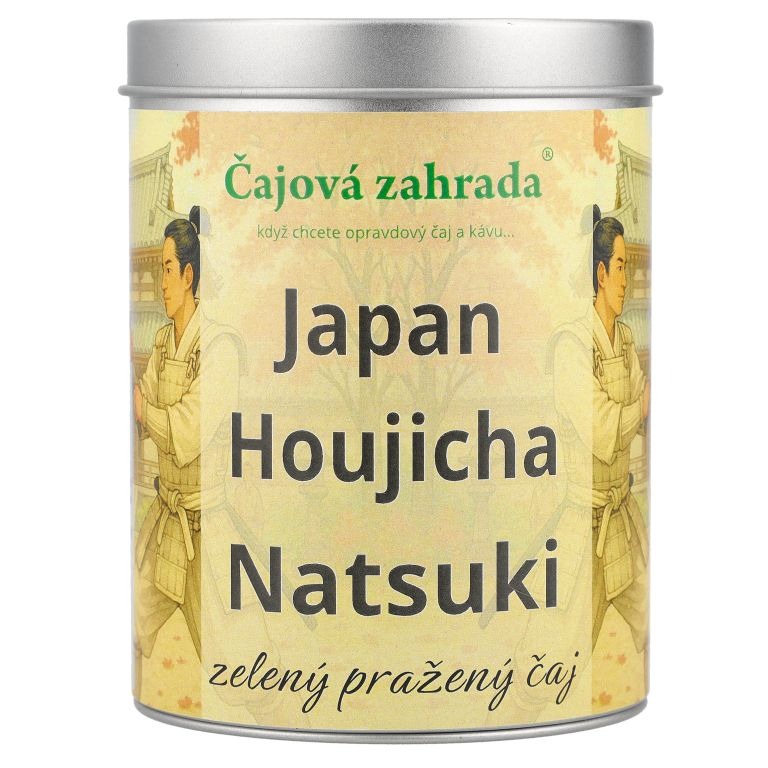 Japan Houjicha Natsuki v dóze – zelený čaj 70 g ℮