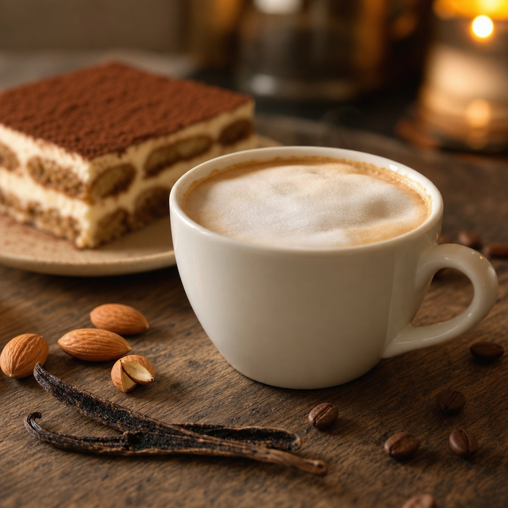 Káva Amaretto – aromatizovaná zrnková Latino Café