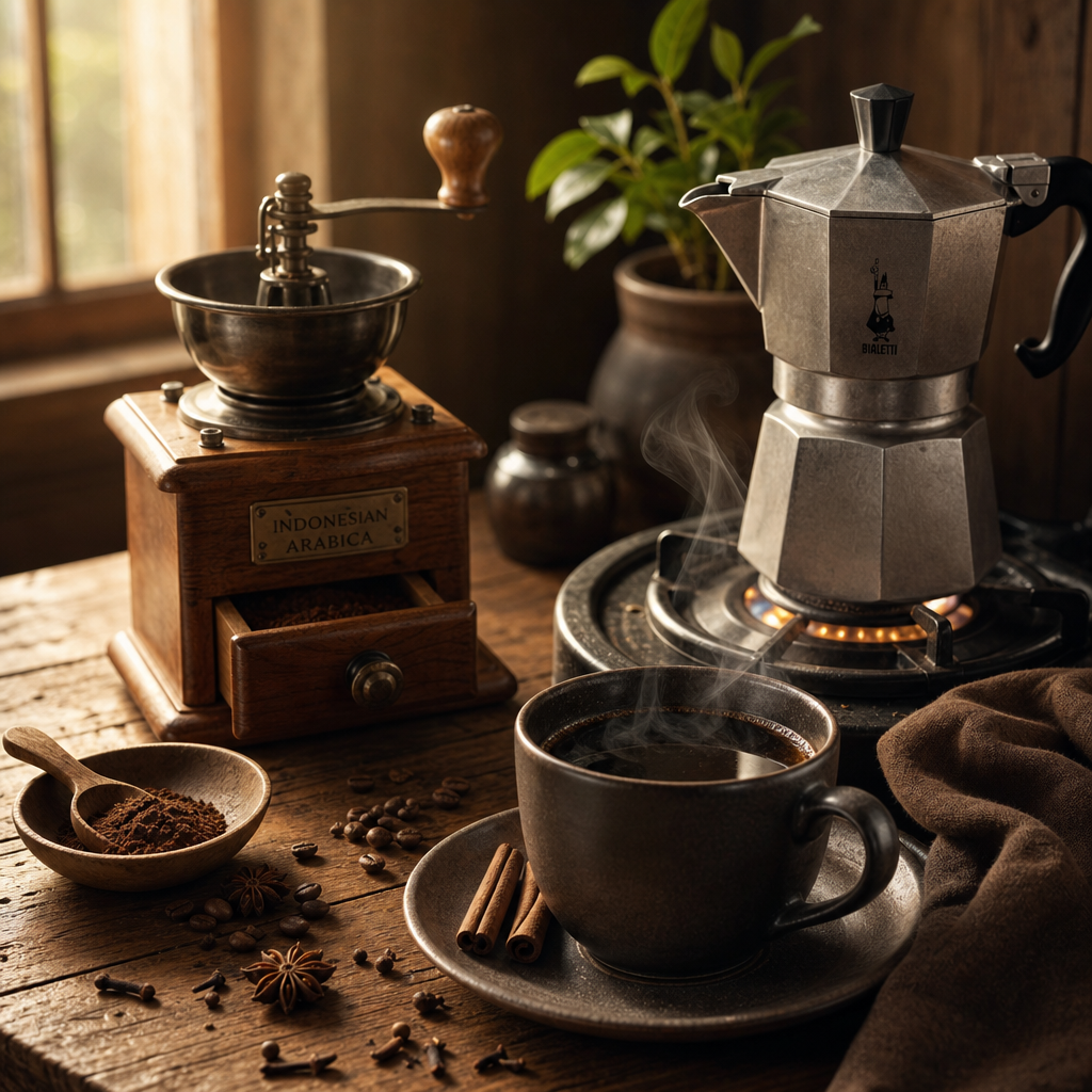 Káva Indonésie – čerstvě pražená 100% arabica