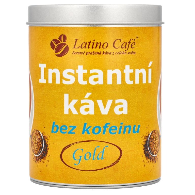 Latino Café ® Instant Gold bez kofeinu – dóza