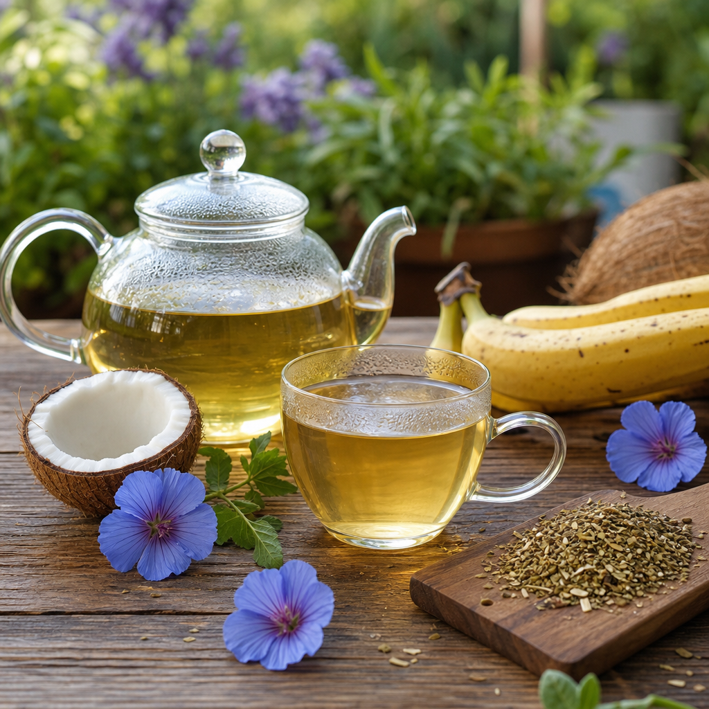 Mate Hula Hopp – maté s banánem, kokosem a slézem