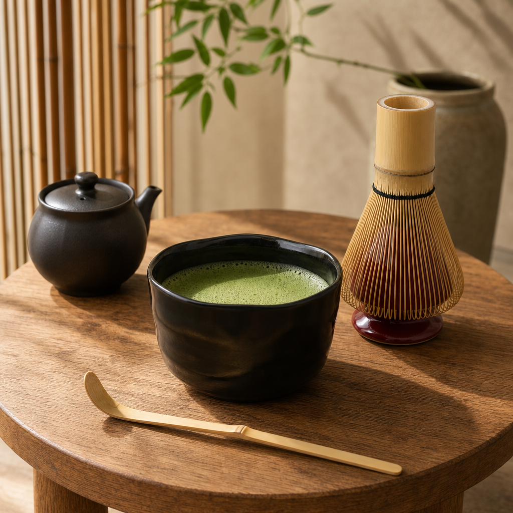 Matcha set Kinu s čajem Matcha Nara 20 g ℮