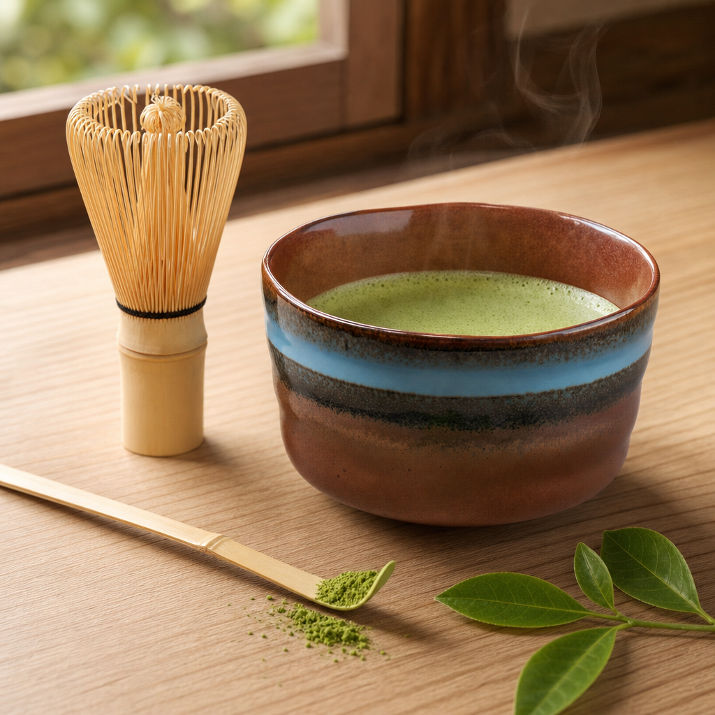 Matcha set Kódžun s čajem Matcha Nara