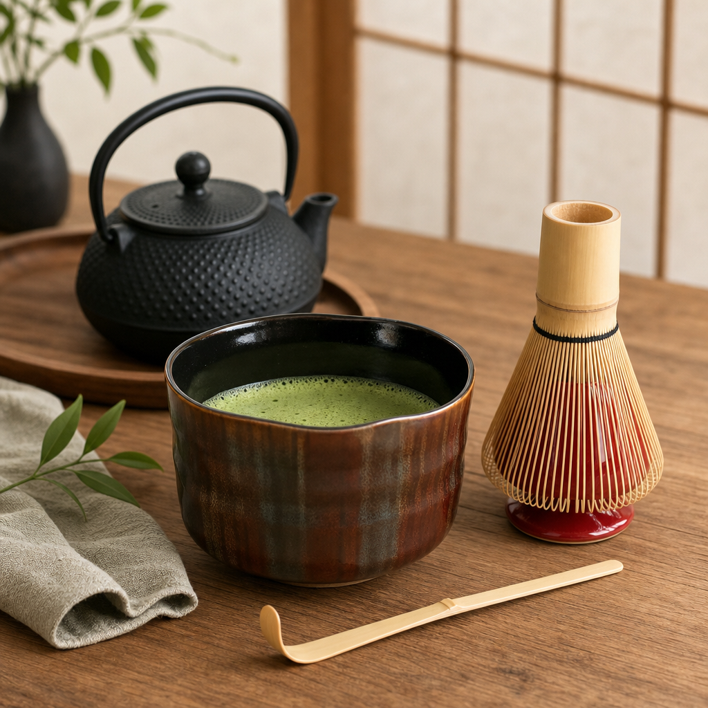 Matcha set Teimei s čajem Matcha Nara