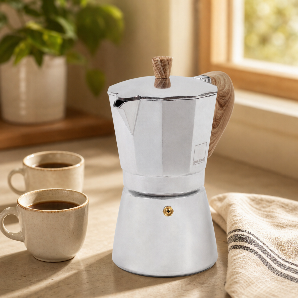 Moka konvice Venezia Classic 6 – stříbrná (400 ml)
