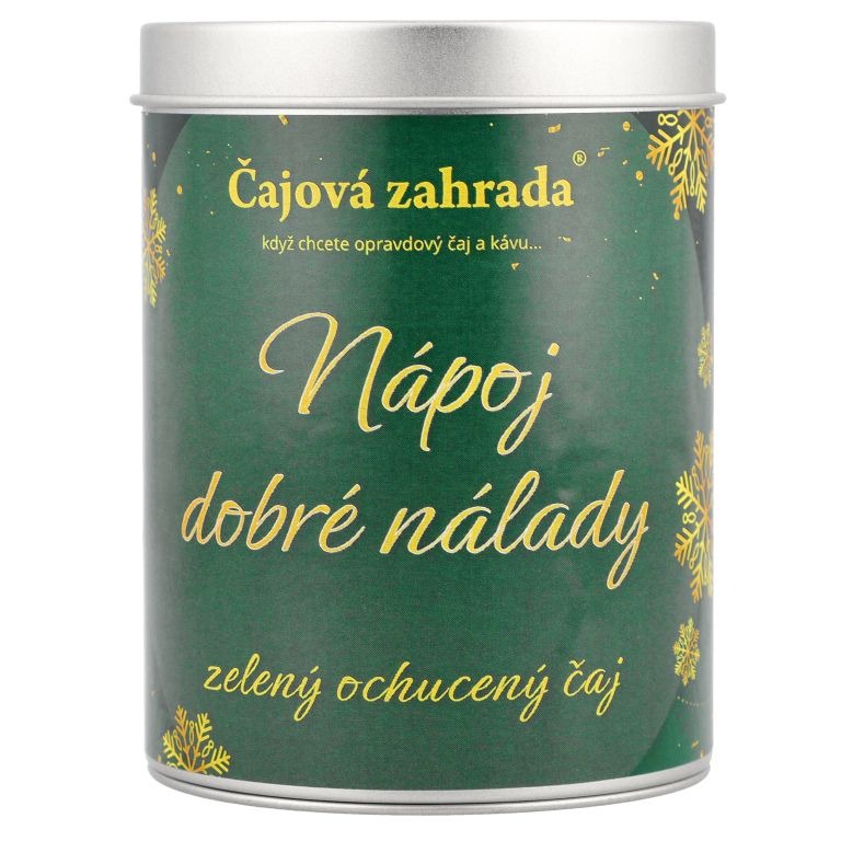 Nápoj dobré nálady v dóze – zelený ochucený čaj